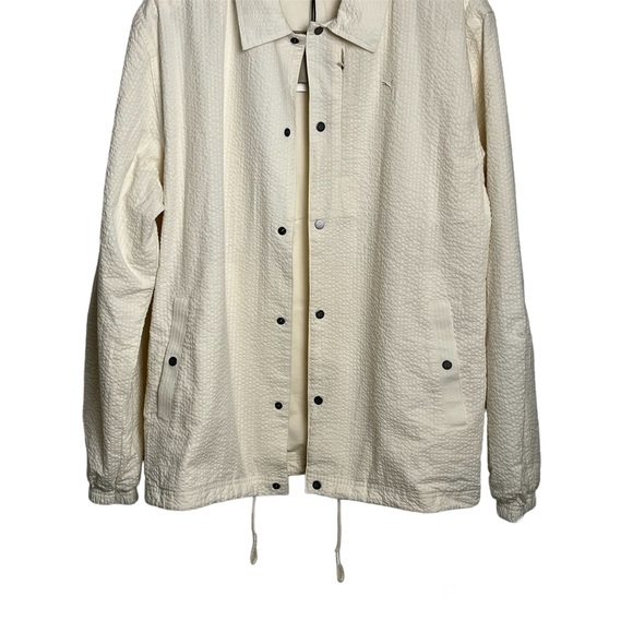 PUMA MMQ Seersucker Shirt Jacket - Picture 4 of 16